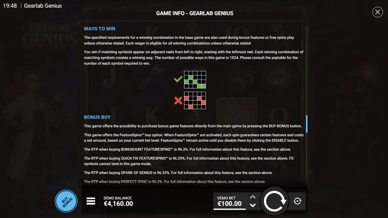 Gearlab Genius - вертикална Super Reel от Wild символи